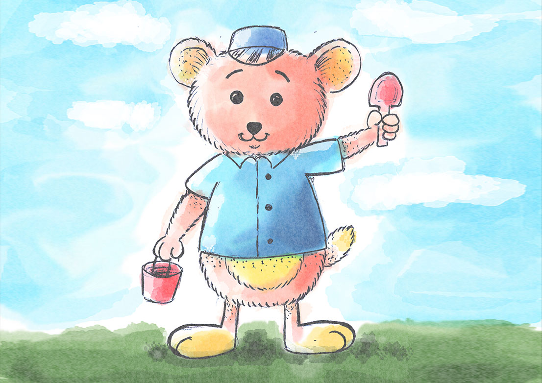 Kinderbuch Wasserfarben